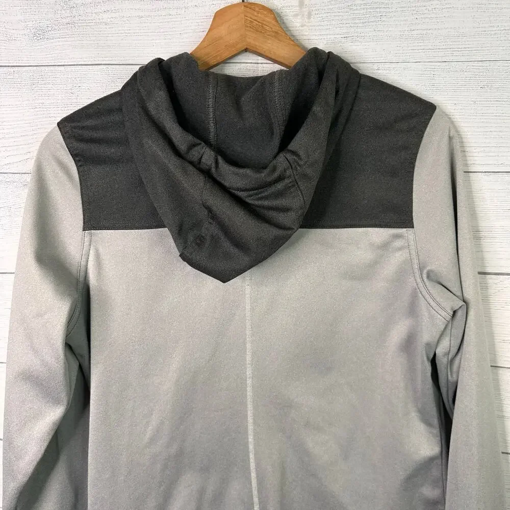 The North Face Womens Tech Mezzaluna Hoodie Jacket Full Zip Medium Gray Outdoor - Picture 5 of 9